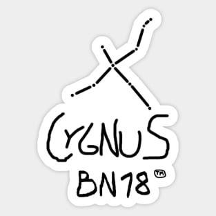 Cygnus Constellation by BN18 Sticker